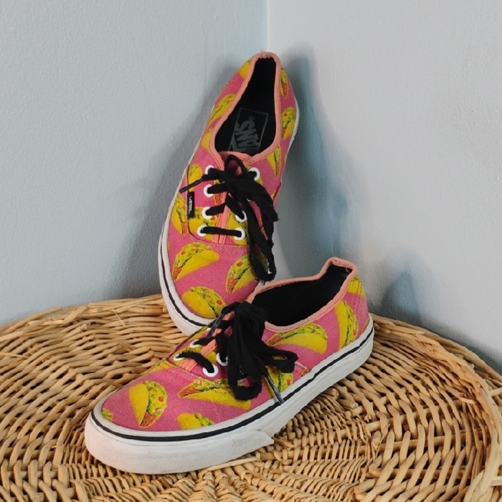 Vans Taco All Over Print Women's Sneakers Unisex Women's Size 6 Men's 4.5